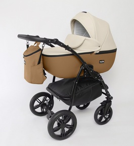 Коляска Peppy Sandra 2 в 1 с большой люлькой 