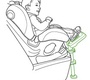 Подножка для детского автокресла Knee Guard Kids 3