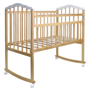 Кроватка MALIKA Melisa-2 LUX колесо-качалка без ящика