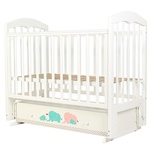 Кровать Топотушки Сильвия-7 Слоники маятник, ящик