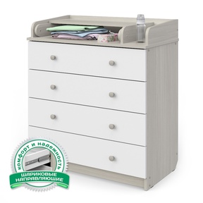 Комод Атон Сириус-2 804 ЛДСП с пеленальным столиком 