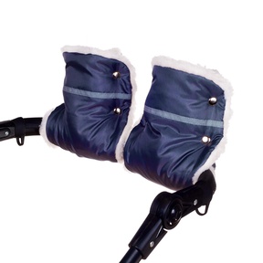 Теплые варежки на коляску 