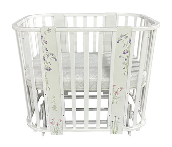 Детская кровать Антел Ariel 5в1 с маятником и расширением до 140 см 