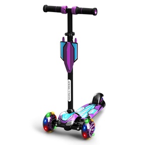 Самокат Small Rider Turbo Spacecraft 3 со светящимися колесами 