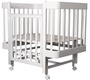 Кровать Indigo Tiny 100х70 см с продольным маятником и колесами