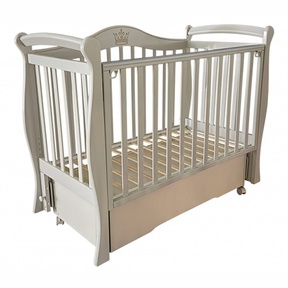 Детская кровать Антел Julia 11 автостенка, маятник, колеса