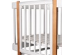 Кровать Indigo Tiny 100х70 см с продольным маятником и колесами