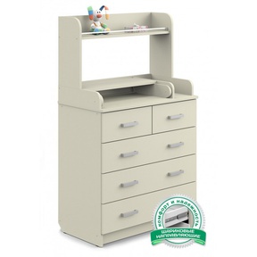 Комод Атон Сириус-2 Полка 805 пеленальный ЛДСП (5 ящиков) 