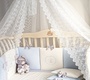Набор в кроватку для новорожденных Ecoline Mary 13 предметов
