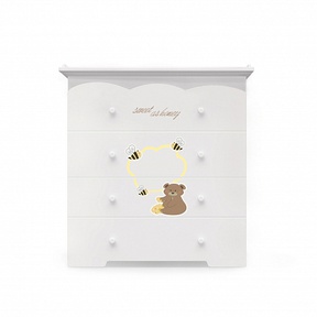 Комод Nuovita Stanzione Honey Bear пеленальный 
