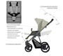 Детская коляска Bebetto Flavio 3 в 1