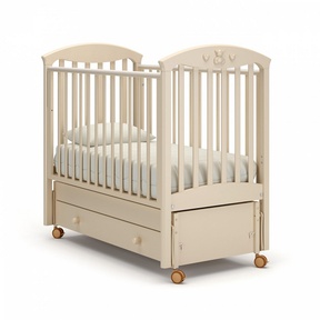 Детская кровать Гандылян Марсель (колеса, продольный маятник)