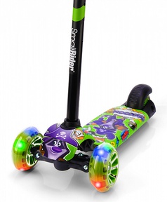 Детский трехколесный самокат Small Rider Turbo 2 (светящиеся колеса)