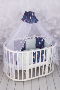 Комплект AmaroBaby Premium в кроватку 18 предметов (6+12 бортиков) 