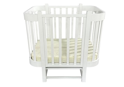 Детская кровать АНТЕЛ Nezabudka 3в1 маятник, колеса, расширение 