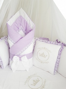 Конверт одеяло на выписку Ecoline Amanda (3 предмета)