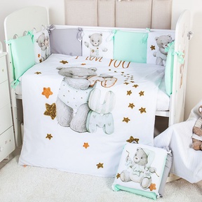 Комплект в кроватку Топотушки Мишки-Малышки (6 предметов)