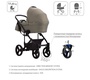 Детская коляска Bebetto MAGNUM LIGHT PRO 3в1 кожа 