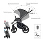 Коляска Bebetto Bresso 3 в 1
