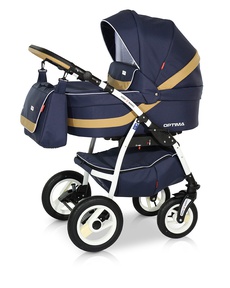 Детская коляска Verdi Optima 3 в 1 с большой люлькой