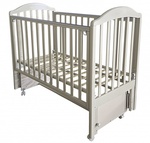 Детская кровать Антел Анита 3 с маятником и колесами 