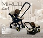 Коляска-автокресло BubaGo Mirco 4в1