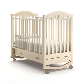 Кровать Nuovita Lusso dondolo (качалка - колесо)