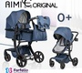 Коляска трансформер Farfello Aimile Original New Black