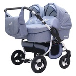 Коляска для двойни Bart-Plast Fenix Duo Prime 2 в 1