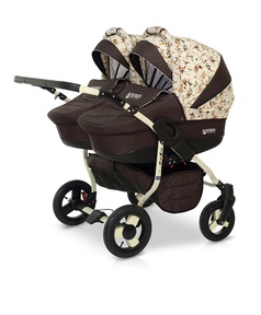 Детская коляска 2 в 1 Verdi Twin для двойни