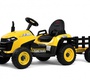 Детский электромобиль Трактор Rivertoys K111KK с прицепом
