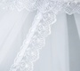 Балдахин с кружевом AmaroBaby Pearly 150x300 см. (белый)