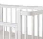 Кровать Indigo Bella 120х60 см с продольным маятником и колесами