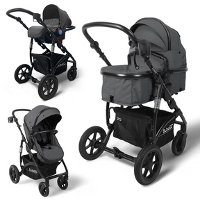 Коляска трансформер Bubago Zoom 3в1 с автокреслом