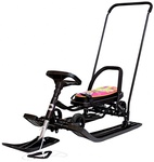 Снегокат Барс 109 Wheel Animals с П-образным толкателем и колесной базой 