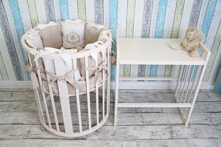 Кровать Mika LINE 8 в 1 с маятником