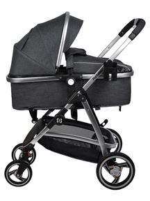 Коляска трансформер Farfello Pristina 2 в 1 утепленная