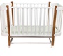 Детская кровать Кедр Adele 3 в 1 с маятником и доп бортиком 