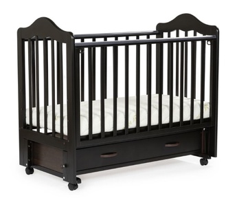 Детская кровать ВЕДРУСС СЛАВИЯ 4 маятник, колеса, автостенка, ящик