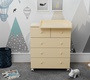 Комод Mika Eva 800/5 со съемным пеленальным столиком