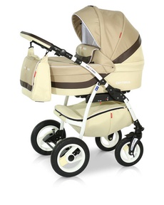 Детская коляска Verdi Optima 3 в 1 с большой люлькой